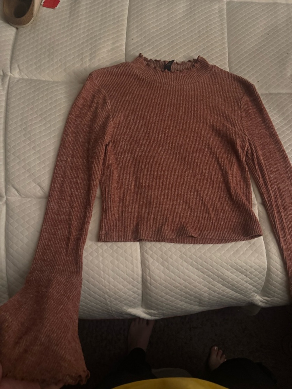 Flair armed long sleeve blouse